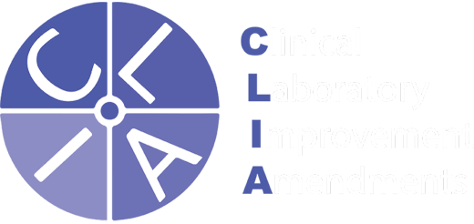 CLIA logo: Clinical Laboratory Improvement Amendments